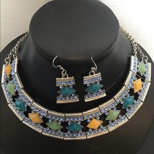 Multicoloured Necklace Set